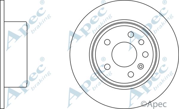 APEC BRAKING Jarrulevy DSK820